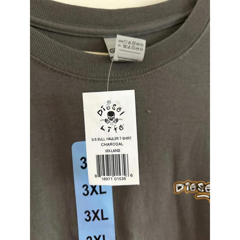 Diesel Life Skull And Pump T Shirt Mens 3X Tailgaters Will Be Fertilized Gray - Picture 3 of 6